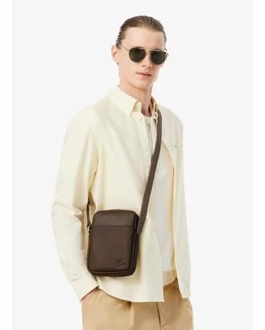 LACOSTE BANDOLERA 294303300002 EN MARRON PARA HOMBRE MOREL