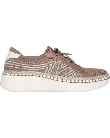 SKECHERS 100716 ZAPATILLAS CASUAL DE MUJER TAUPE