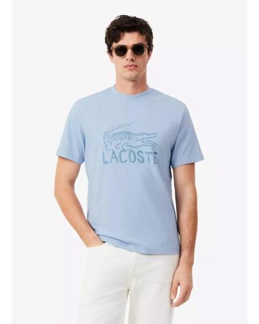 LACOSTE CAMISETA CELESTE SILOUETTE LGOO TEE AZUL