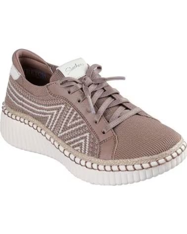 SKECHERS 100716 ZAPATILLAS CASUAL DE MUJER TAUPE