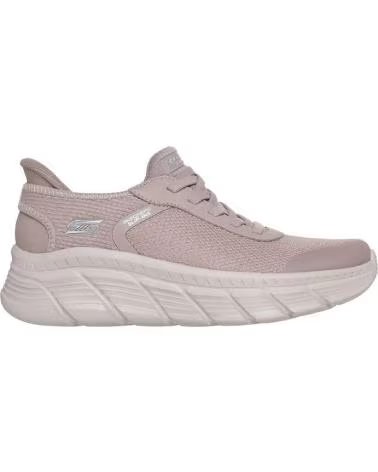 SKECHERS 117391 ZAPATILLAS CASUAL DE MUJER SLIP INS TAUPE