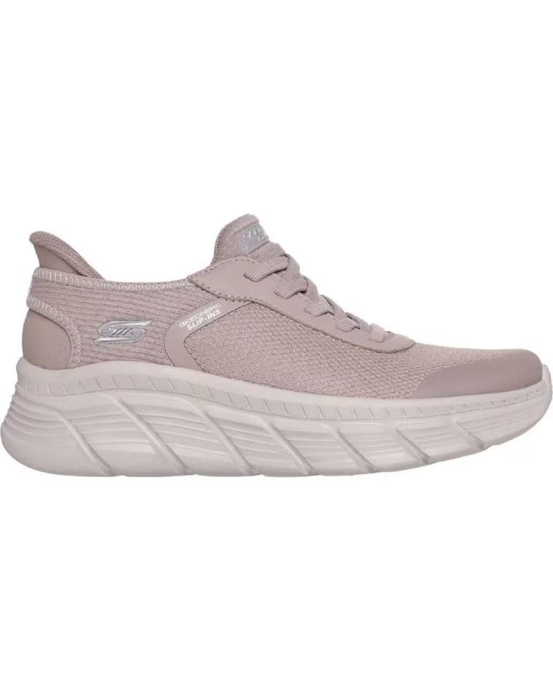 SKECHERS 117391 ZAPATILLAS CASUAL DE MUJER SLIP INS TAUPE