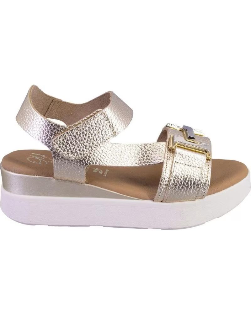OH MY SANDALS 5953-2478 SANDALIAS DE MUJER PIEL PLATINO