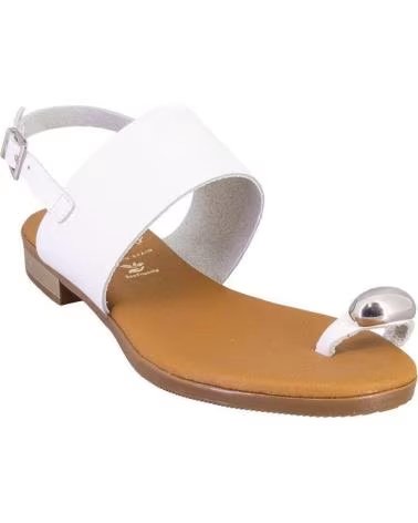 OH MY SANDALS 5862-2432 SANDALIAS DE MUJER PIEL BLANCO