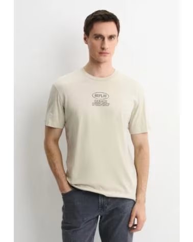 REPLAY CAMISETA M3348 REPLAY BEIG CLARO