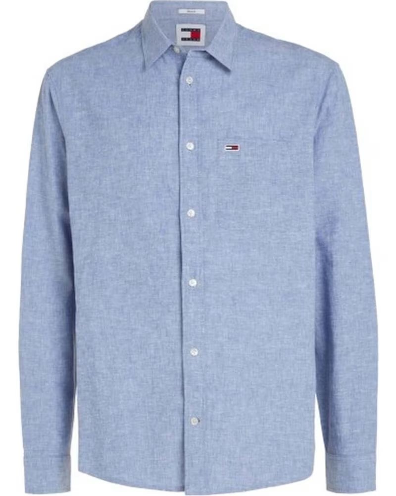 TOMMY JEANS CAMISA DM0DM18962-C6C EN PARA HOMBRE AZUL