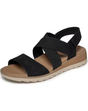 SKECHERS BOBS ARCH FIT OASIS NEGRA NEGRO