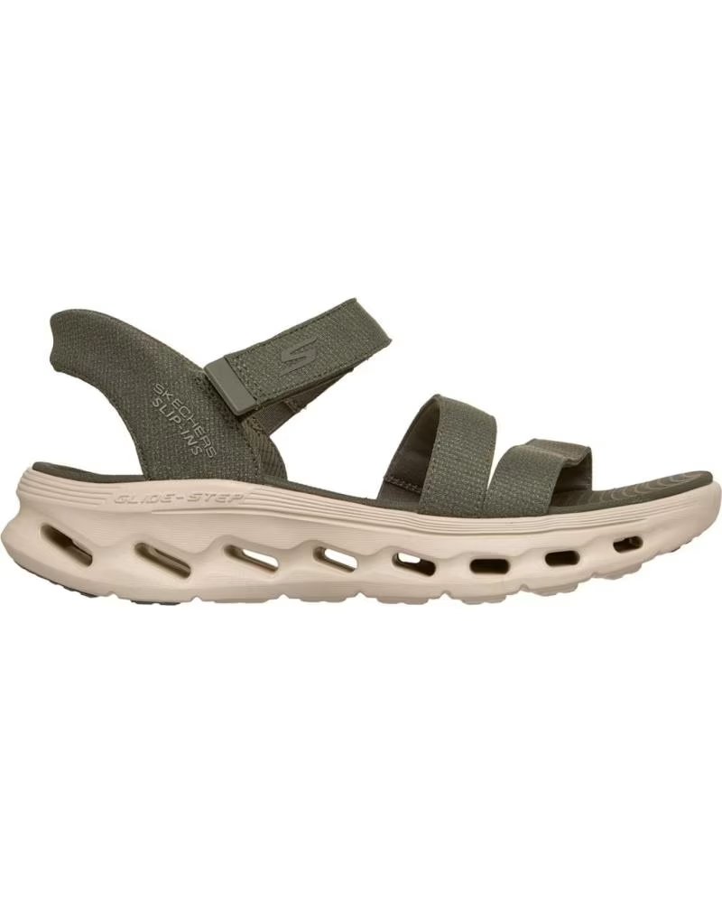 SKECHERS SLIP-INS GO WALK GLIDE STEP KAKI