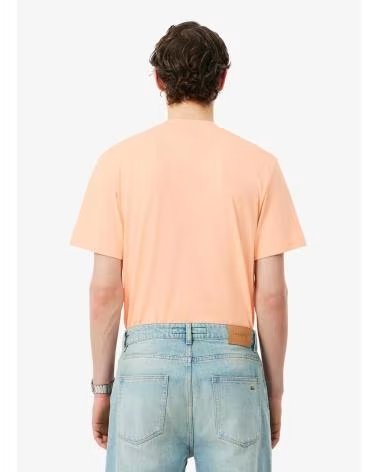 LACOSTE CAMISETA DE MANGA CORTA TEE-SHIRT EN NARANJA PARA HOMBRE ANGIE