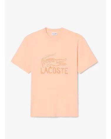 LACOSTE CAMISETA DE MANGA CORTA TEE-SHIRT EN NARANJA PARA HOMBRE ANGIE