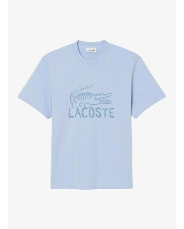 LACOSTE CAMISETA CELESTE SILOUETTE LGOO TEE AZUL