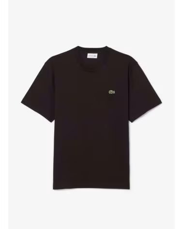 LACOSTE CAMISETA DE MANGA CORTA TEE-SHIRTS COL ROND HOMME ADULTE MAILLE EN NEGRO PARA HOMBRE BUFFLE
