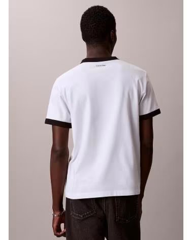 CALVIN KLEIN CAMISETAS HOMBRE JEANS MODELO LV04RF821G 20S COLOR BLANCO YA YAF