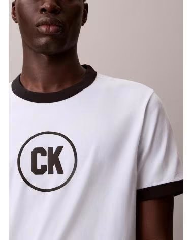 CALVIN KLEIN CAMISETAS HOMBRE JEANS MODELO LV04RF821G 20S COLOR BLANCO YA YAF