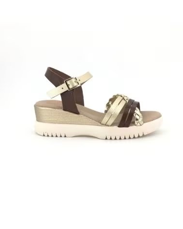 PORRONET SANDALIAS MUJER MODELO BOLO 5 COLOR MARRON MOKORO