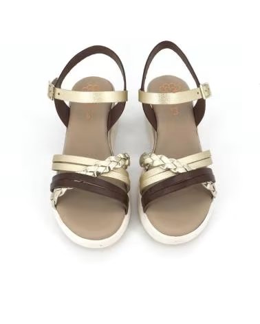 PORRONET SANDALIAS MUJER MODELO BOLO 5 COLOR MARRON MOKORO