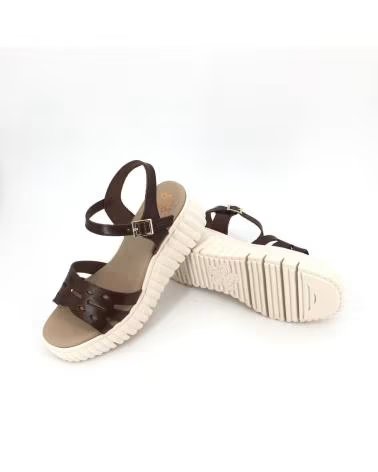 PORRONET SANDALIAS MUJER MODELO 3272P COLOR MARRON MOKA