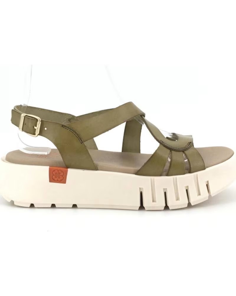 PORRONET SANDALIAS MUJER MODELO 3259P COLOR VERDE KAKI