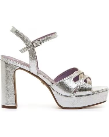 MARIA MARE HEELED SANDAL WITH PLATFORM 68711 METáLICO