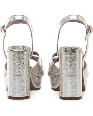 MARIA MARE HEELED SANDAL WITH PLATFORM 68711 METáLICO