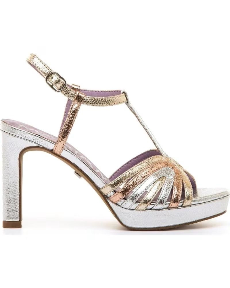 MARIA MARE SANDALIAS DE TACON MARIAMARE 68715C59711 EN DORADO PARA MUJER CHAMPAGN-PINK-SILVER