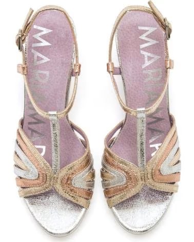 MARIA MARE SANDALIAS DE TACON MARIAMARE 68715C59711 EN DORADO PARA MUJER CHAMPAGN-PINK-SILVER