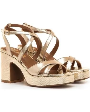 MTNG Sandalias de Tacon Mujer Mustang 56649 Oro DORADO