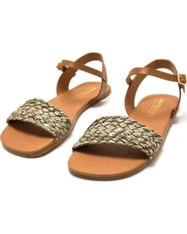 MTNG MTNG 55976 BAREFOOT FLAT SANDALS WITH BRAIDED STRAPS VERDE