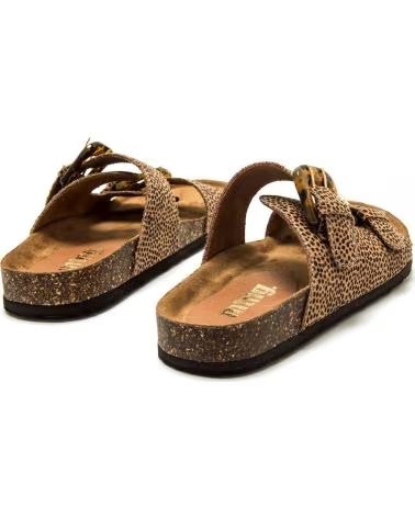 MTNG Sandalias Mustang Lazy en multicolor para mujer MARRóN
