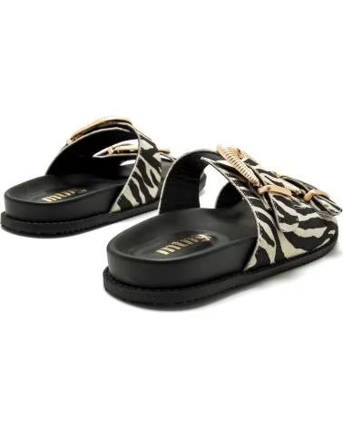 Inicio-MTNG-SANDALIAS MTNG 55493 CON HEBILLAS Y ESTAMPADO ANIMAL-NEGRO