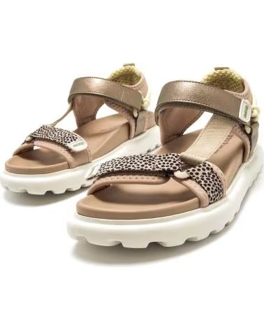 Home-MTNG-MTNG PLATFORM SANDAL WITH METALLIC STRAPS-BEIGE