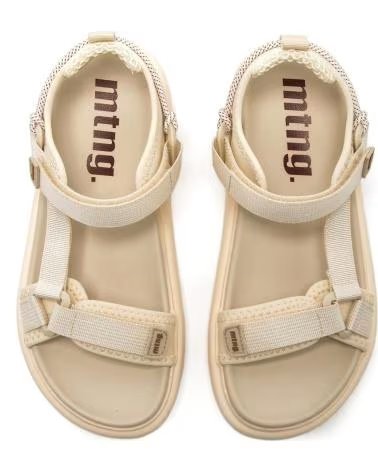 MTNG SANDALE DE SPORT AVEC FERMETURE VELCRO MTNG 60001 BLANCO