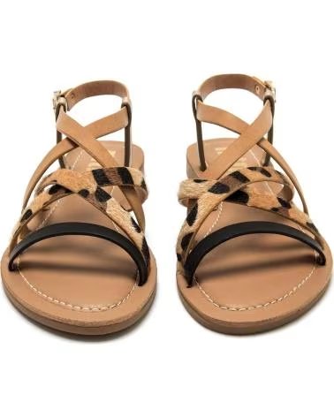 MTNG SANDALO BASSO CON FASCETTE COMBINATE 55910 NEGRO