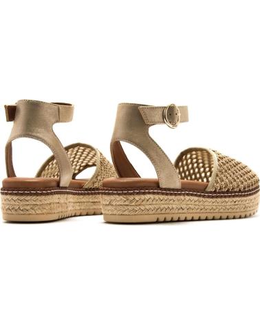 MTNG SANDALIA PLATAFORMA CON DETALLE TRENZADO MARRóN