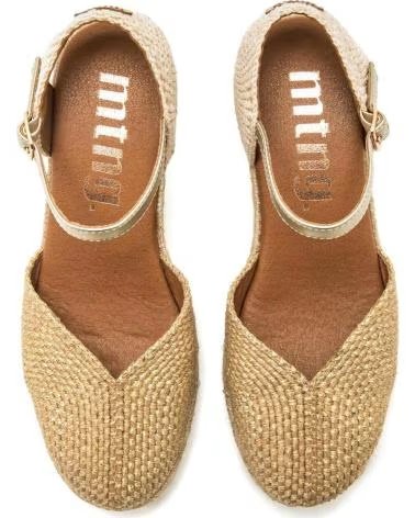 Inizio-MTNG-SANDALO CON ZEPPA IN SPARTO 56601-GOLD