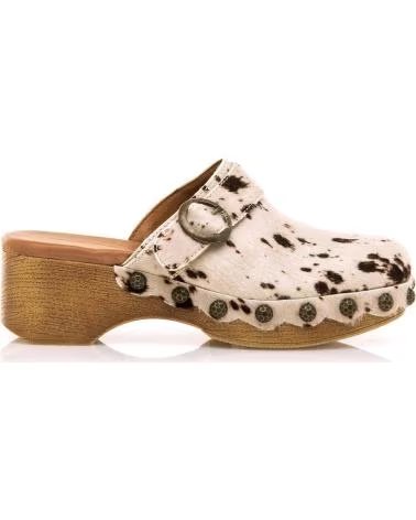 MTNG Zuecos Mustang 225-59634-C59789 en marron para mujer VACA