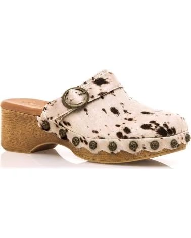 MTNG Zuecos Mustang 225-59634-C59789 en marron para mujer VACA