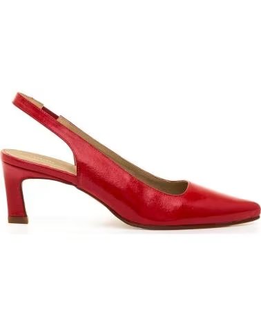 MTNG ZAPATO DE TACÓN TIPO SLINGBACK CON PUNTA FINA ROJO