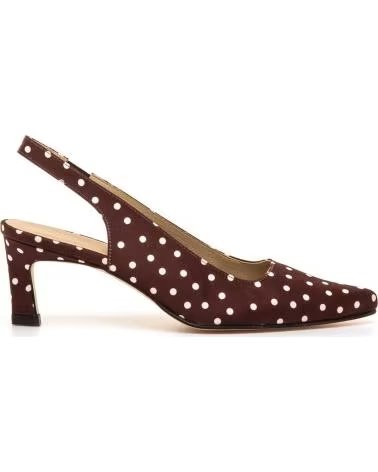 MTNG ZAPATO DESTALONADO ESTAMPADO LUNARES 50637 MARRóN