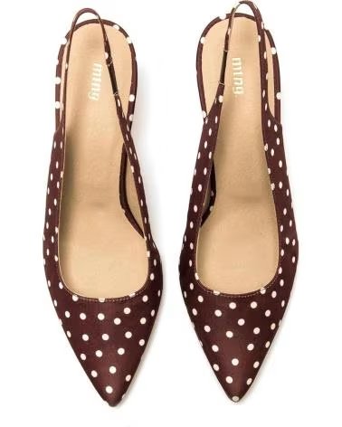MTNG ZAPATO DESTALONADO ESTAMPADO LUNARES 50637 MARRóN