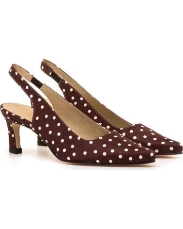 MTNG ZAPATO DESTALONADO ESTAMPADO LUNARES 50637 MARRóN