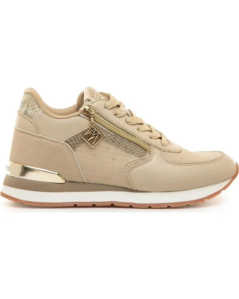 MARIA MARE URBAN SNEAKERS WITH SIDE ZIPPER 68663 BEIGE