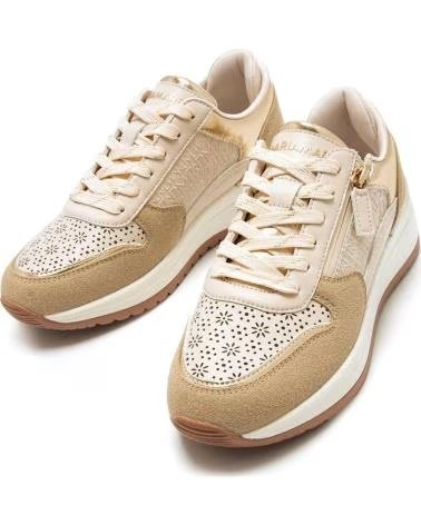 MARIA MARE FREIZEITSCHUHE 68680 MIT METALLIC-DETAIL GOLD