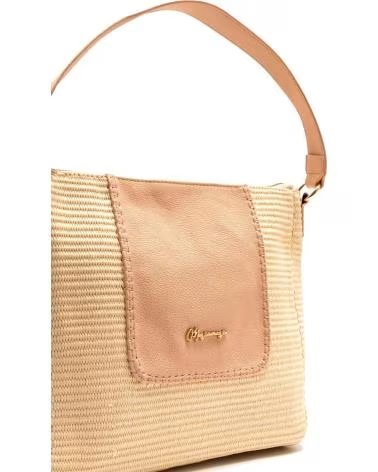 MARIA MARE SAC À BANDOULIÈRE TEXTURÉ AVEC RABAT BEIGE