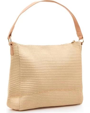 MARIA MARE SAC À BANDOULIÈRE TEXTURÉ AVEC RABAT BEIGE