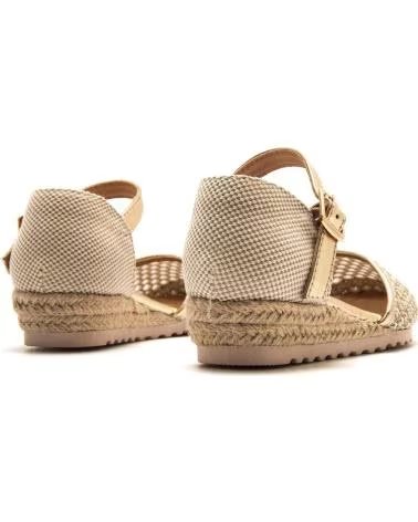 MTNG SANDALIAS MUSTANG 225-40051-C60051 EN BEIGE PARA NINAS PLATINO