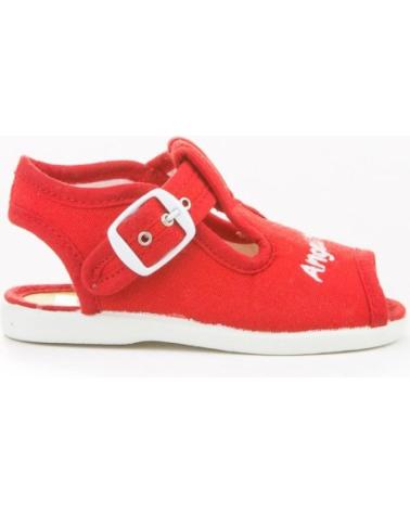 Sandali per Bambina e Bambino ANGELITOS SANDALIA LONA 117 ROJO