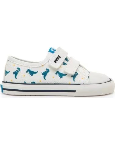 MTNG KINDERSNEAKER MIT KLETTVERSCHLUSS UND DINOSAURIER-PRINT BLANCO