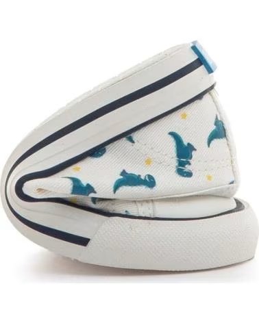 MTNG KINDERSNEAKER MIT KLETTVERSCHLUSS UND DINOSAURIER-PRINT BLANCO