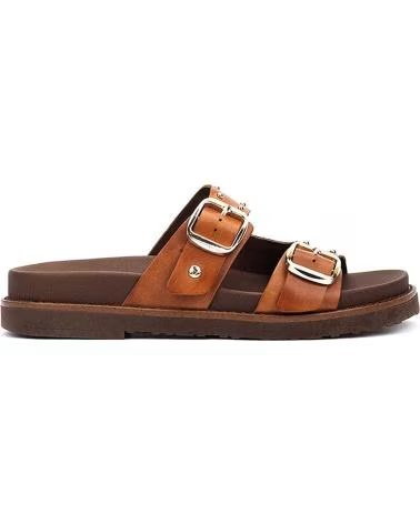 PIKOLINOS SANDALES AITANA W7Z-0939 EN CUIR À BOUCLES BRANDY